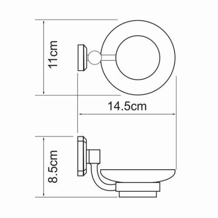 Мыльница Oder K-3029