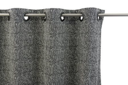 Штора на люверсах 200х260 см Ливит цвет черно-белый