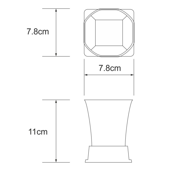 Стакан для зубных щеток Exter K-5528
