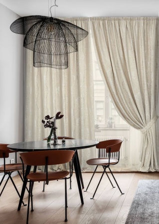 Комплект штор "Acvitany-S" 2 шторы 220х270, тюль 450х270 беж