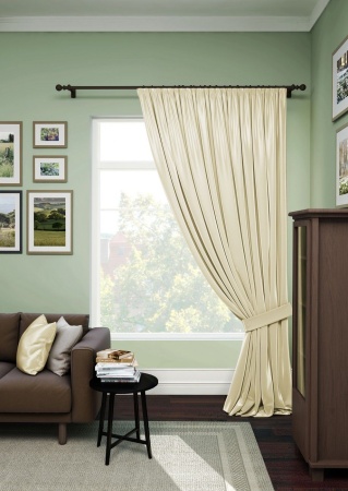 Портьера на тесьме "Avery" 200х280 беж