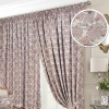 Комплект штор на тесьме "Fog" 2 шт 200х270, тюль 450х270 с узором