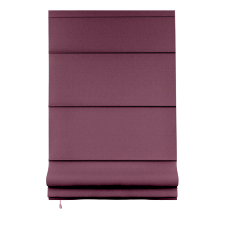 Римские шторы блэкаут на веревочном механизме цвет малиновый