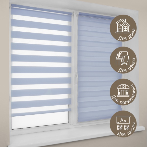 Миниролло День-Ночь NEOD`ECO, Голубой