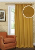 Портьера для спальни Hosta 140х280 цвет горчичный