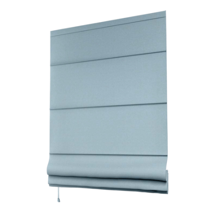 Римские шторы блэкаут на веревочном механизме цвет бирюзовый