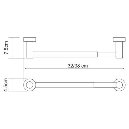 Держатель бумажных полотенец Donau K-9491