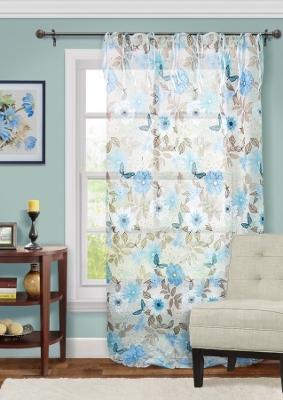 Штора на завязках "Румба Rumba" 150х278