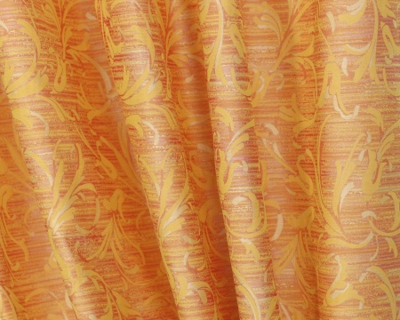 Портьера на тесьме "Arlanda" 136x270 оранжевый