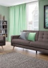 Штора на тесьме "Моире Moire" 146х270 зеленый
