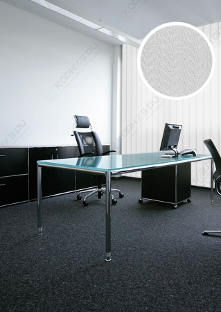 Ламели для вертикальных жалюзи УЮТ Магнолия 280 см цвет белый (5 шт)