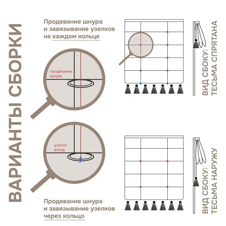 Римская штора Авери Премиум, цвет песочный Римская штора Авери Премиум, цвет песочный