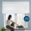 Римские шторы Solito на веревочном механизме цвет белый