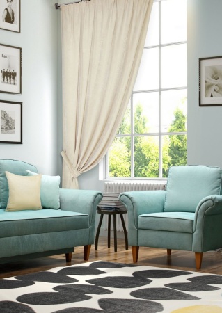 Штора на тесьме "Чинчила Chinchila" 140х270