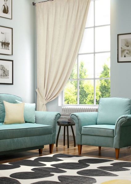 Штора на тесьме "Чинчила Chinchila" 140х270