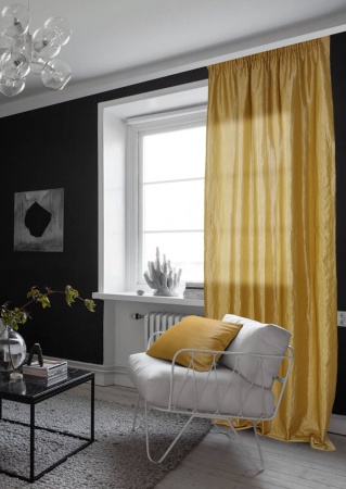 Штора на тесьме "Polo" 140х270 желтый