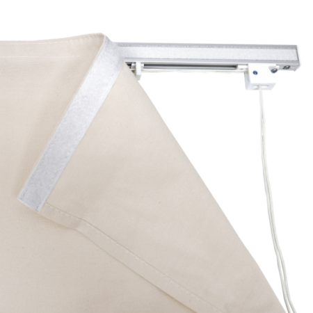 Римские шторы Helena на веревочном механизме цвет экрю