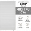 Плиссе натяжного типа 48х170 см Crepe цвет белый