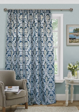 Штора на тесьме 170х280 см Logas цвет синий