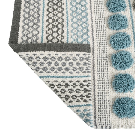 Коврик Fixsen для ванной 50х80 см LOTUS цвет голубой