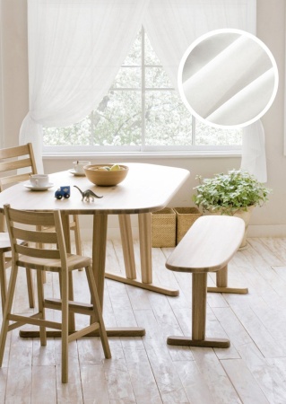 Комплект штор Arina-S 2 шторы 148х170 см цвет белый Комплект штор Arina-S 2 шторы 148х170 см цвет белый