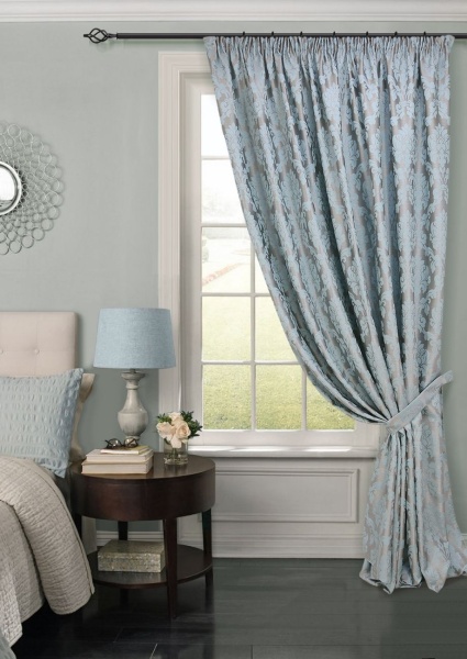 Портьера на тесьме "Afina" 220х270 синий