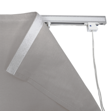 Римские шторы Helena на веревочном механизме цвет серый