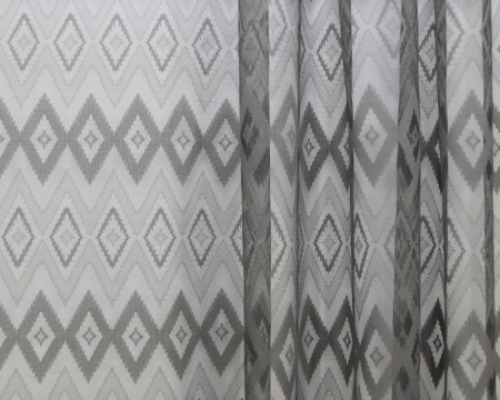 Тюль на тесьме 300х275 см Viardo цвет серый