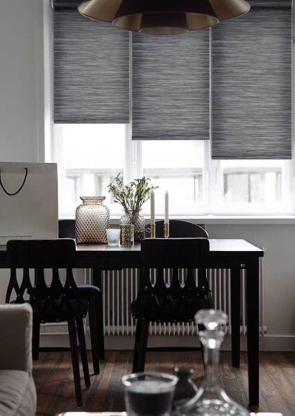 Рулонная штора Гранж, черный