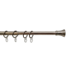 Карниз телескопический однорядный, металл, Гиро, Коньяк, 160-320см Карниз телескопический однорядный, металл, Гиро, Коньяк, 160-320см