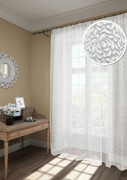 Тюль на тесьме "Melany" 150x265