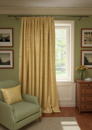 Штора на тесьме "Plain Lux-S", 200х280см с подхватом