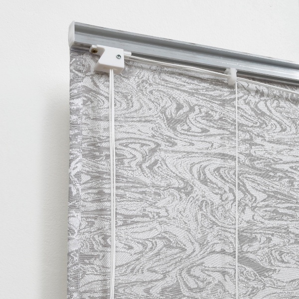 Римская штора с бахромой, Сиеста цвет серый