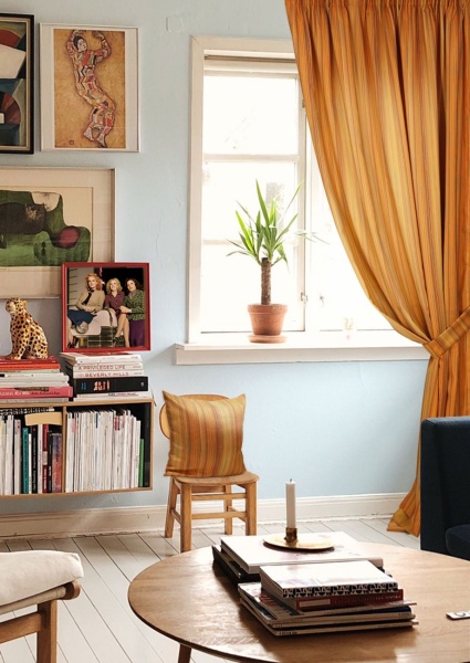 Штора на тесьме "Reina" 160x270 оранжевый