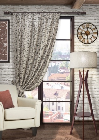 Штора для кухни "Круассан Croissant-M" 150х270