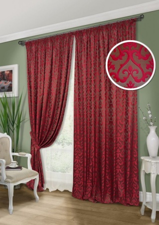 Комплект штор "Patricia-S" 2 шторы 220х270, тюль 450х270