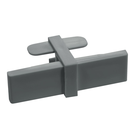 Соединитель для усиленного однополосного профиля, серый