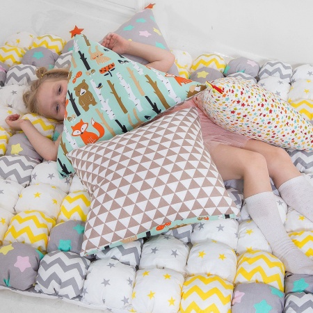 Комплект вигвама БомБон "Зигзаг Желтый"