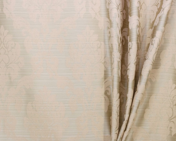 Штора на тесьме 220х270 см Afina с подхватом цвет бежево-розовый