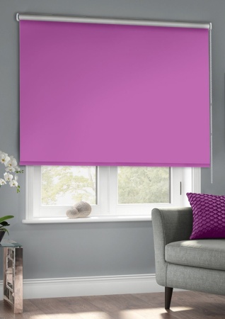 Рулонные шторы Блэкаут, отражающий, фиолетовый