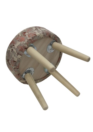 Пуф Fog круглый, цвет бежево-коричневый