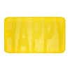 Коврик для ванной c памятью формы Хеппи Happy желтый