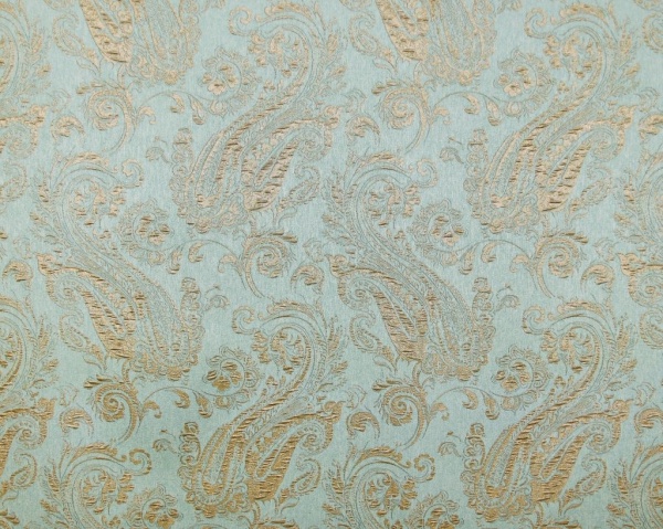 Комплект штор "Пейсли Paisley-S" 400х280 зеленый