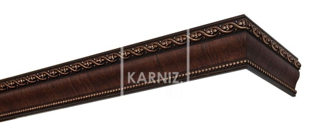 Карниз шинный 3-х рядный Пиано с боковинами Карниз шинный 3-х рядный Пиано с боковинами