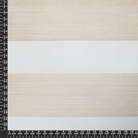 Рулонные шторы день ночь Канзас цвет лён