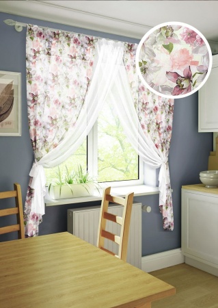 Комплект тюля  "Лурдес Lourdes-S" 358х160