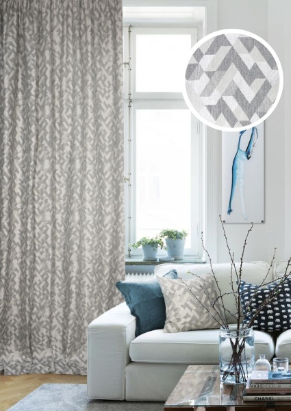 Штора на тесьме 200х270 см Ivar с подхватом