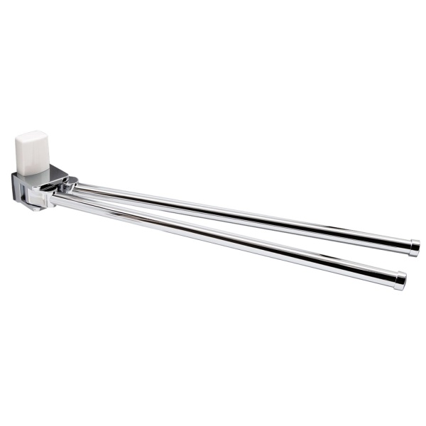 Держатель полотенец двойной Leine K-5031WHITE