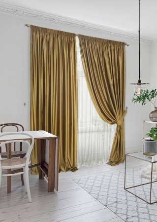 Комплект штор "Lindor-SH" 2 шт 220х270, тюль 450х270 беж