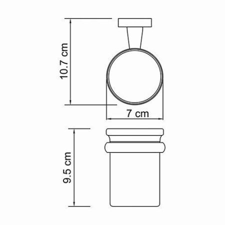 Подстаканник одинарный Lippe K-6528 Подстаканник одинарный Lippe K-6528